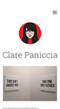 Mobile Screenshot of clarepaniccia.com